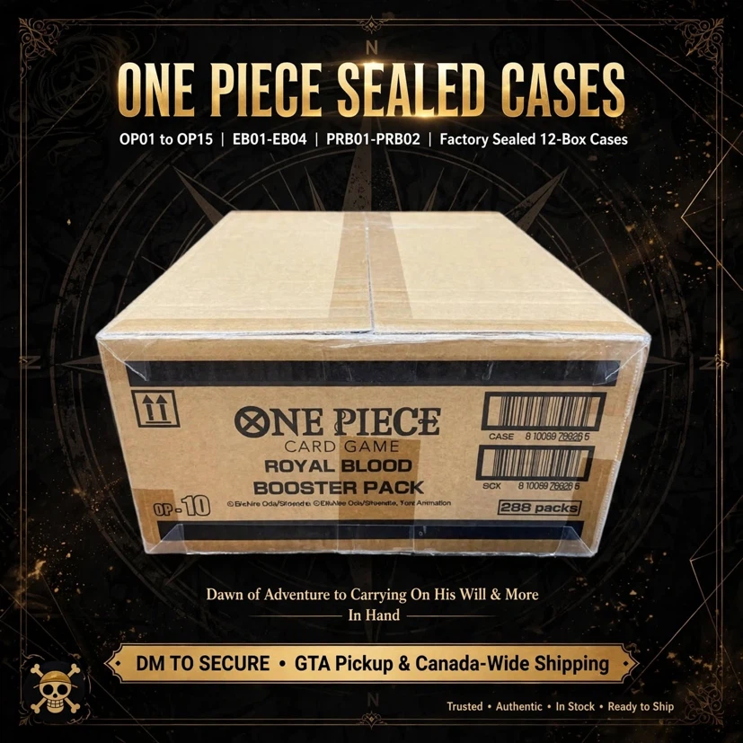 ONE PIECE BOOSTERS SEALED CASES