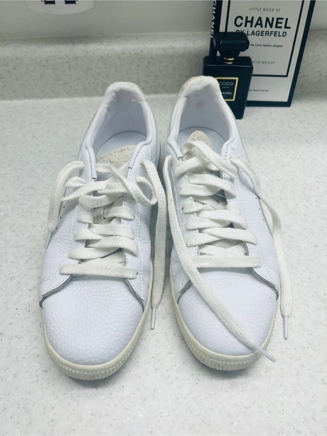 Puma White Leather Sneakers Men's Size 11 - photo 2