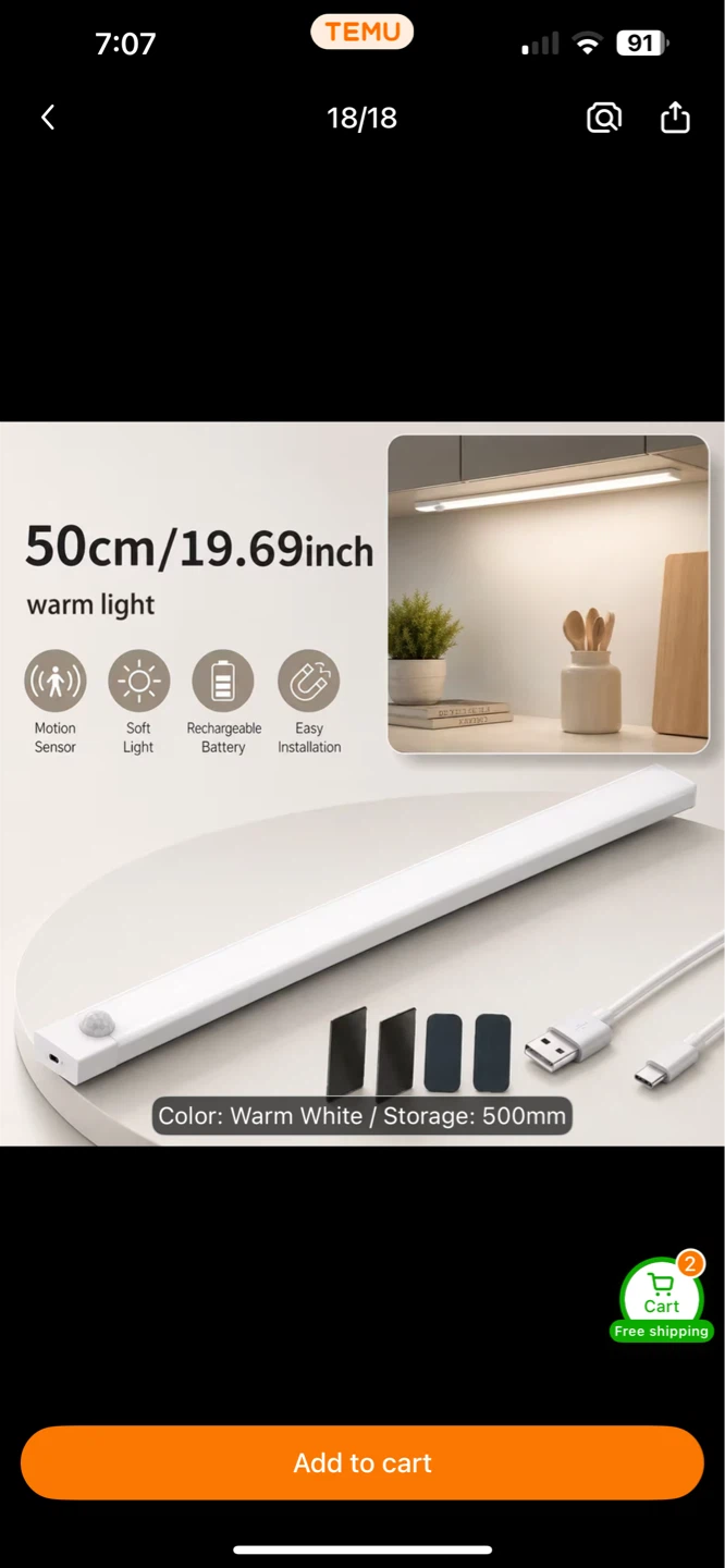 Rechargeable Motion Sensor Light - photo 2