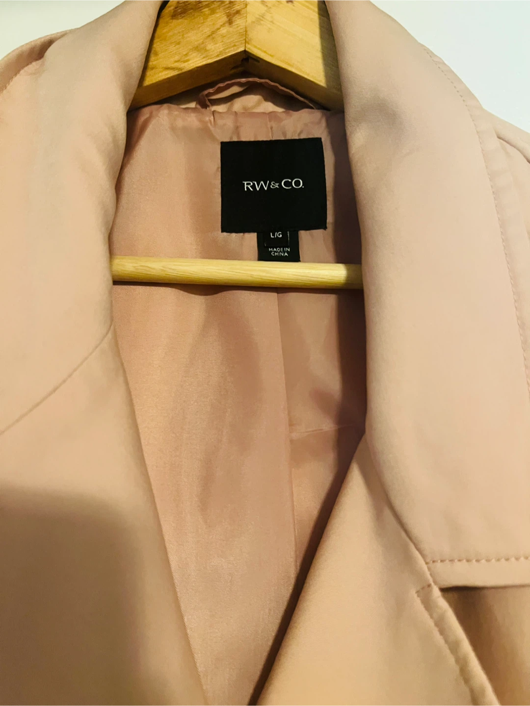 RW&CO. Women's Trench Coat, Size Large - photo 3