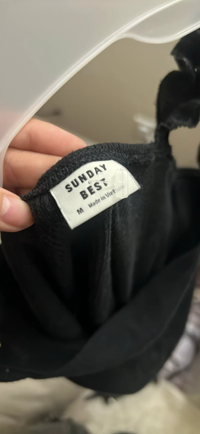 Sunday Black Sleeveless Bodysuit - photo 2