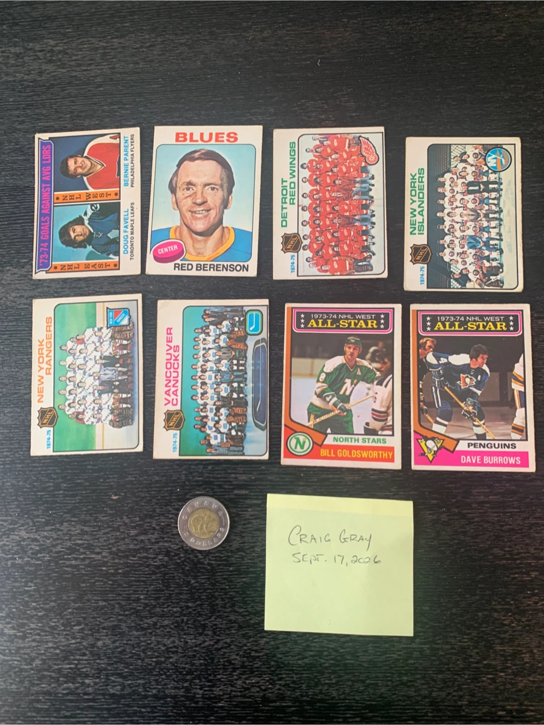 1975 - 76 O -PEE-CHEE HOCKEY CARDS