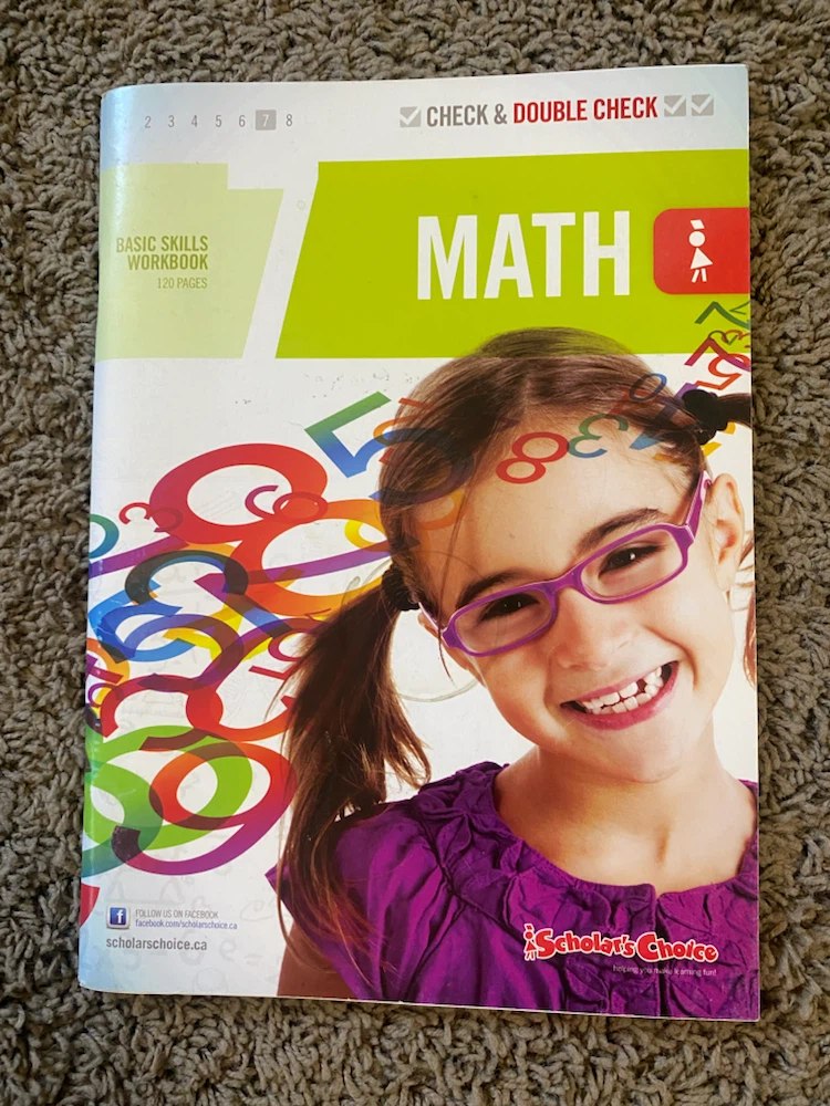 Grade 7 Math and Canadian Curriculum Workbooks - photo 2