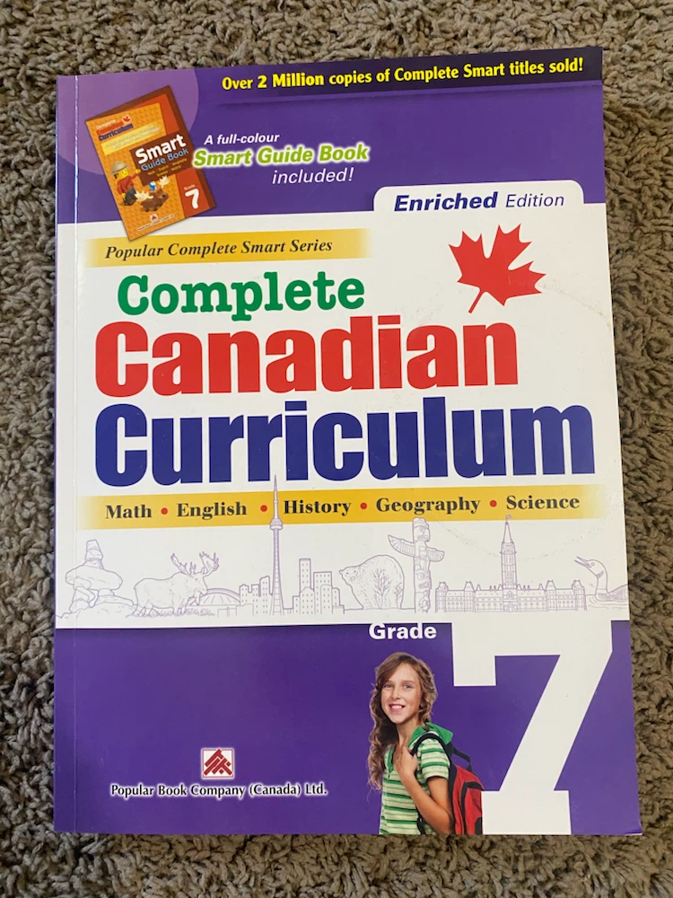 Grade 7 Math and Canadian Curriculum Workbooks - photo 3