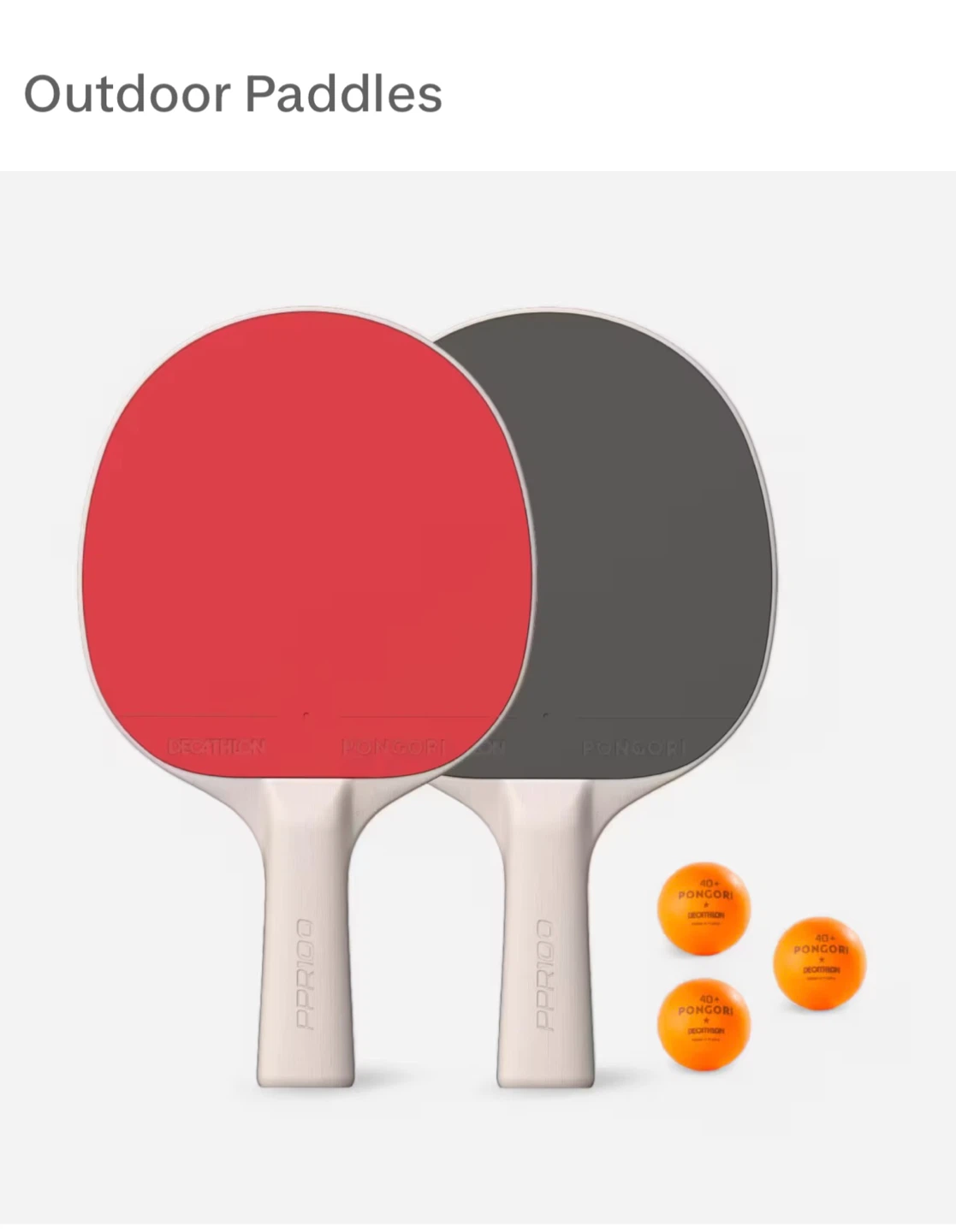 Pongori Table Tennis Set