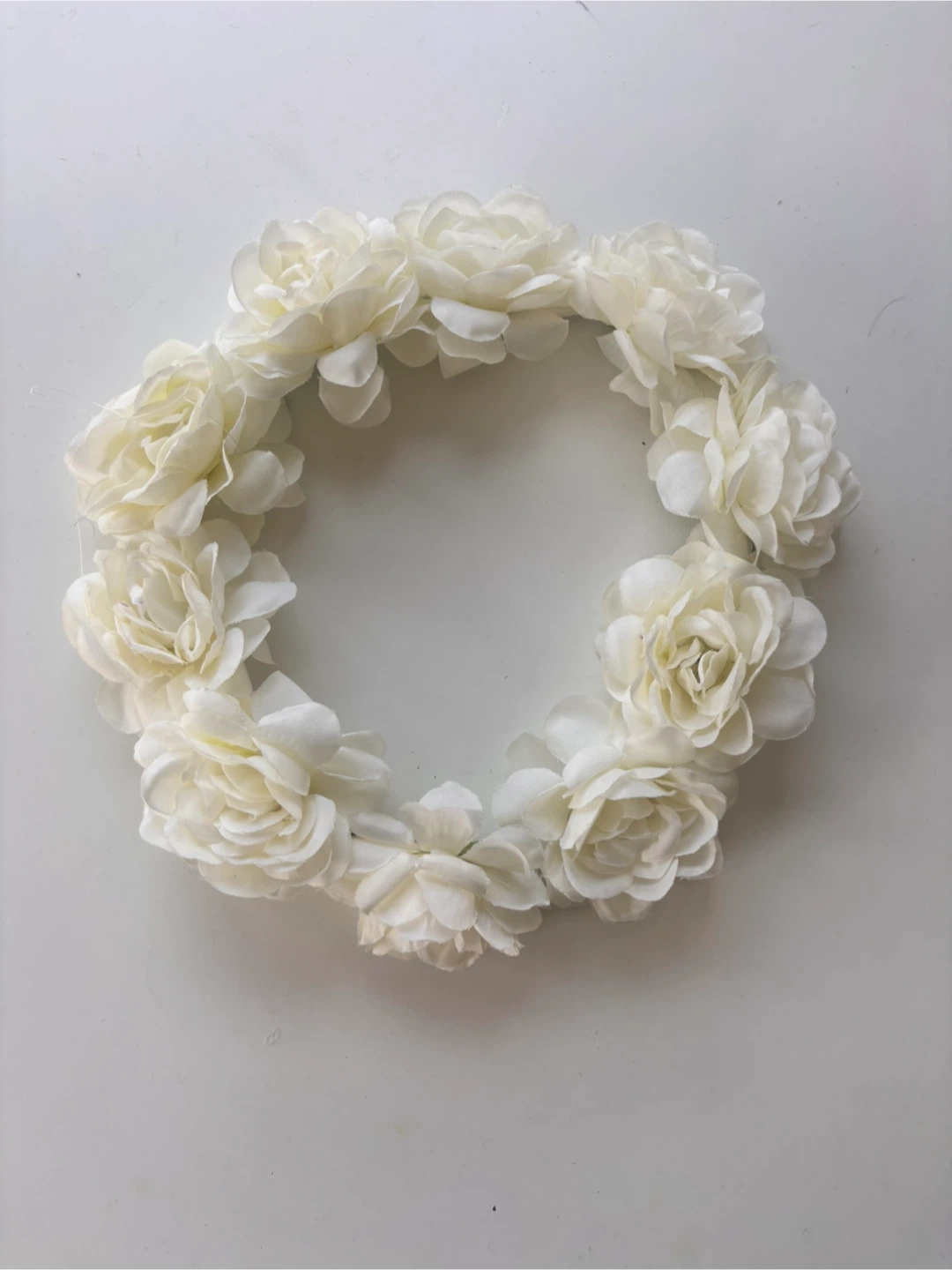 White Floral Crown
