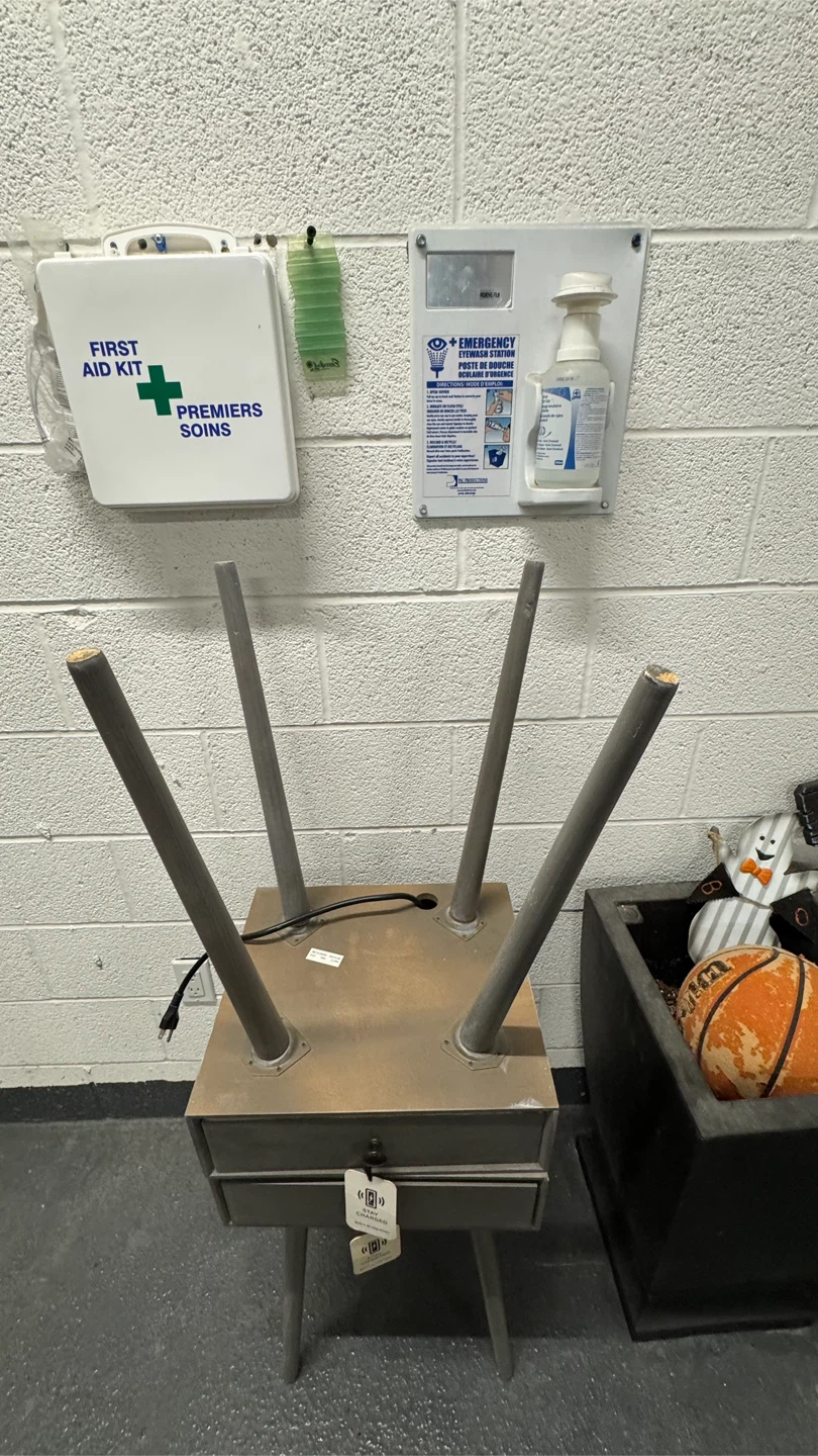Set of Two Grey Charging Nightstands - photo 5