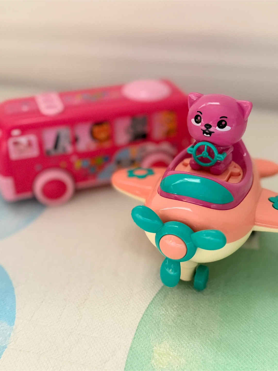 Funny Bus and Airplane Toy Set - photo 4