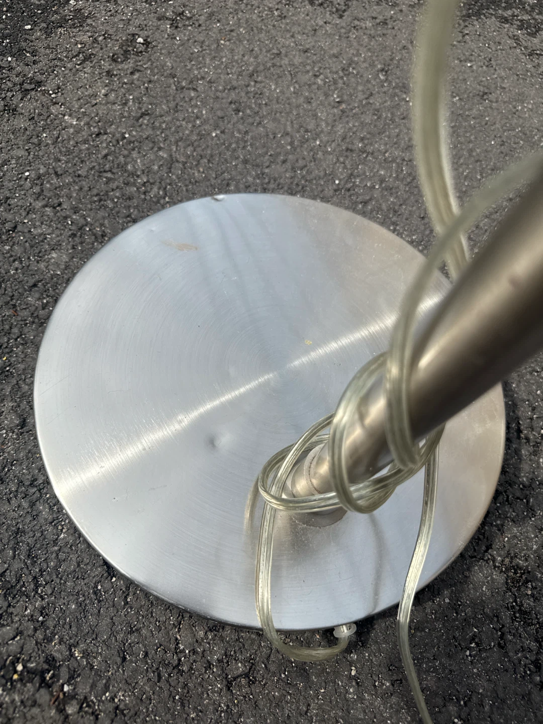 Modern Brushed Nickel Arch Floor Lamp - photo 5