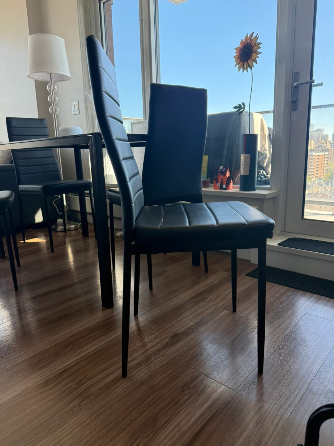 Modern FDW dining table with 4 matching chairs - photo 5