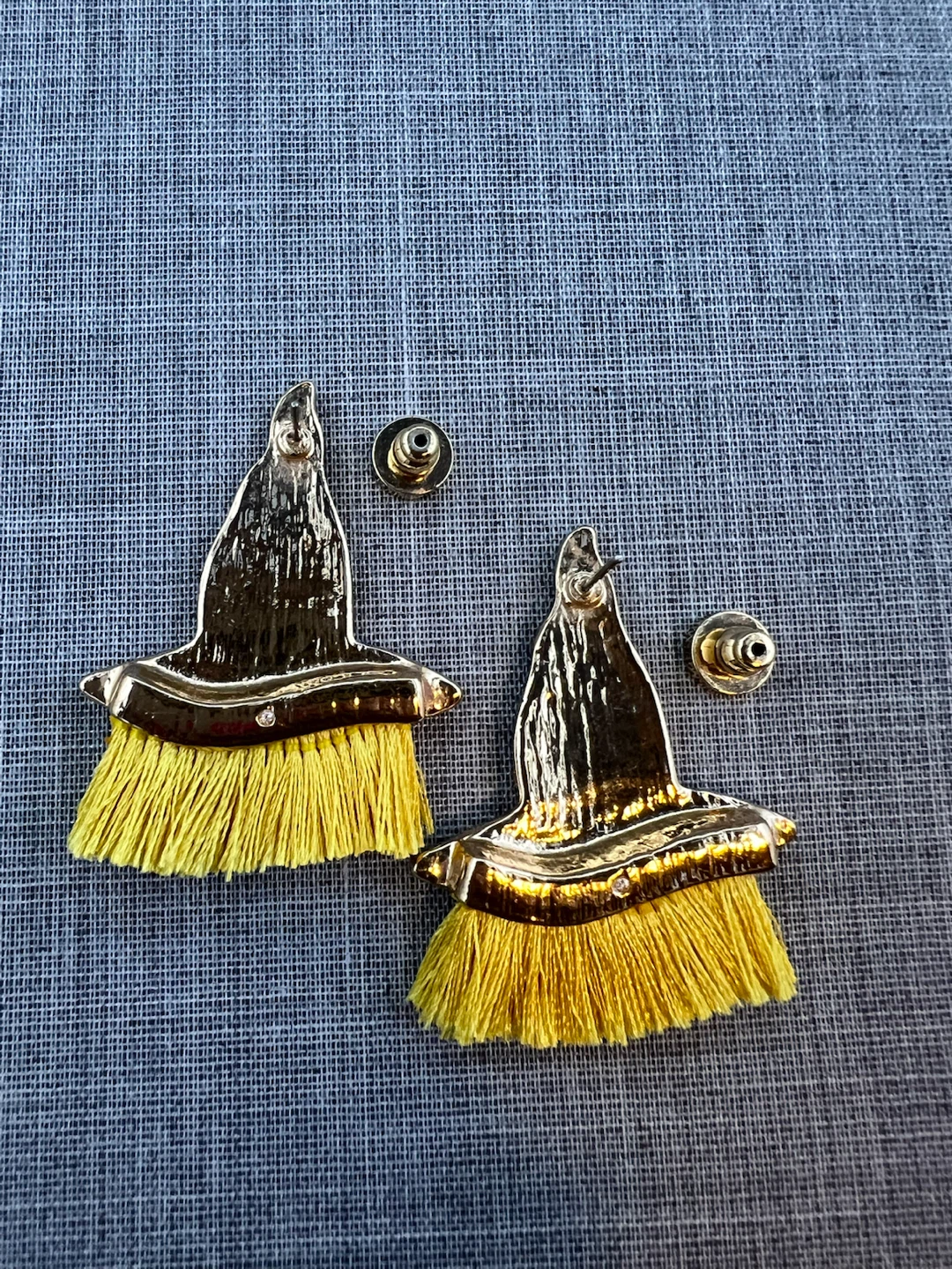 Witch Hat Fringe Earrings - photo 4