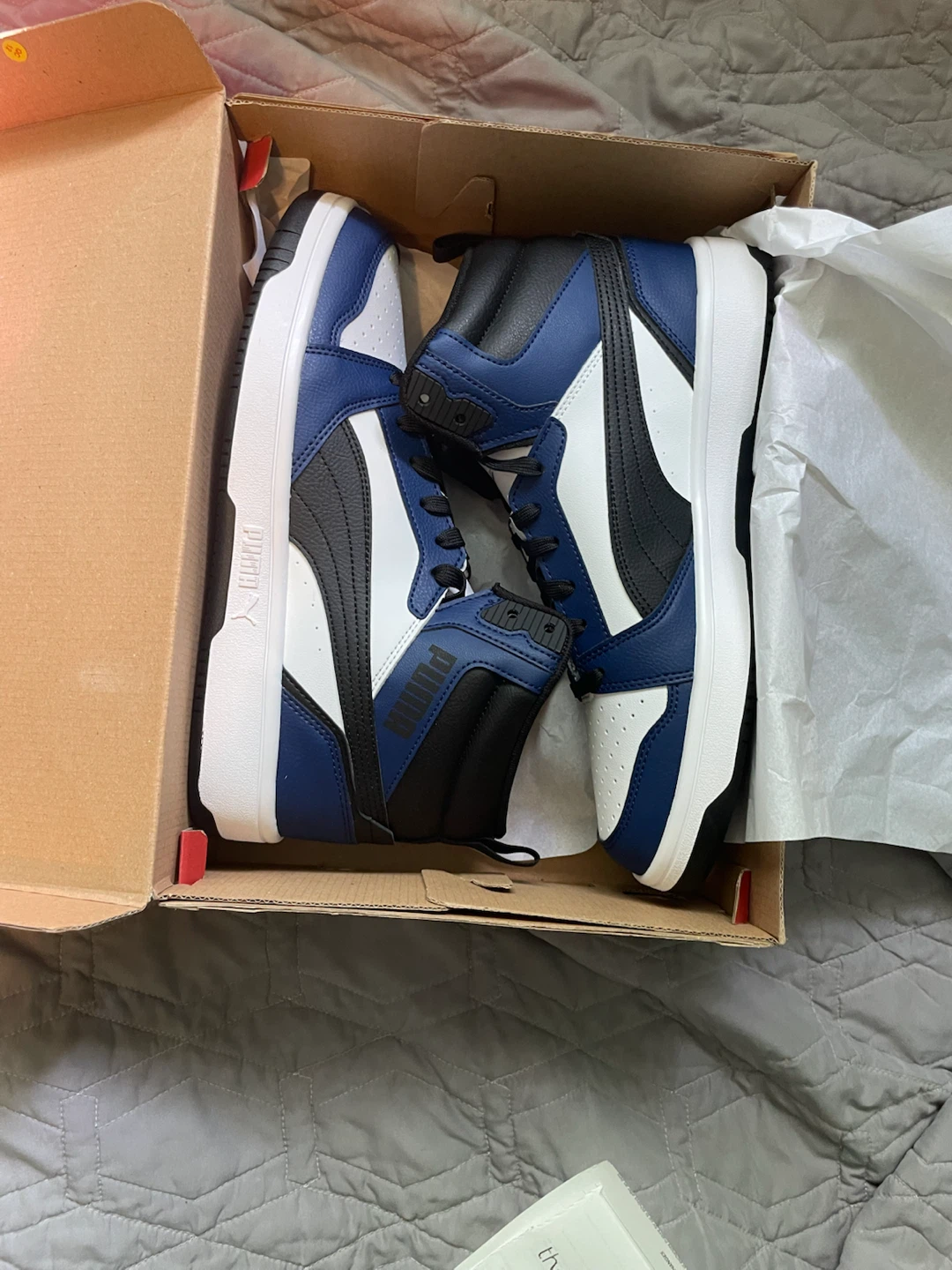 PUMA Rebound V6 High Top Sneakers – Men’s Size 10