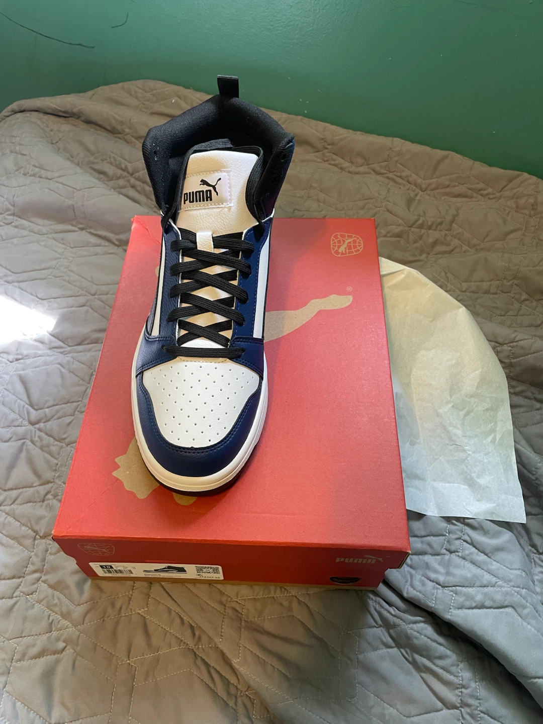 PUMA Rebound V6 High Top Sneakers – Men’s Size 10 - photo 2
