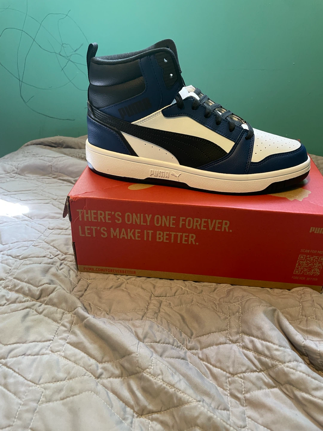 PUMA Rebound V6 High Top Sneakers – Men’s Size 10 - photo 3