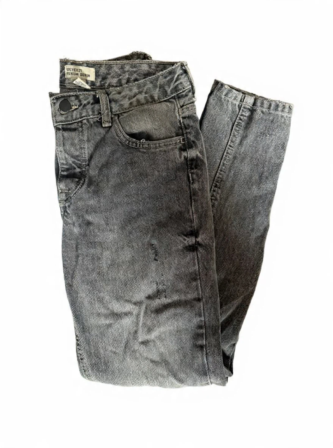 Gray Denim Jeans - photo 3