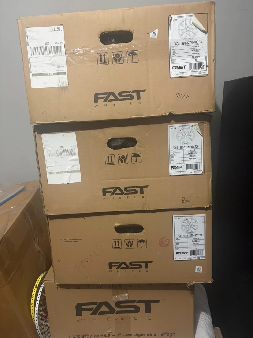 Set of 4 Fast Wheels FC04 Alloy Wheels - photo 2