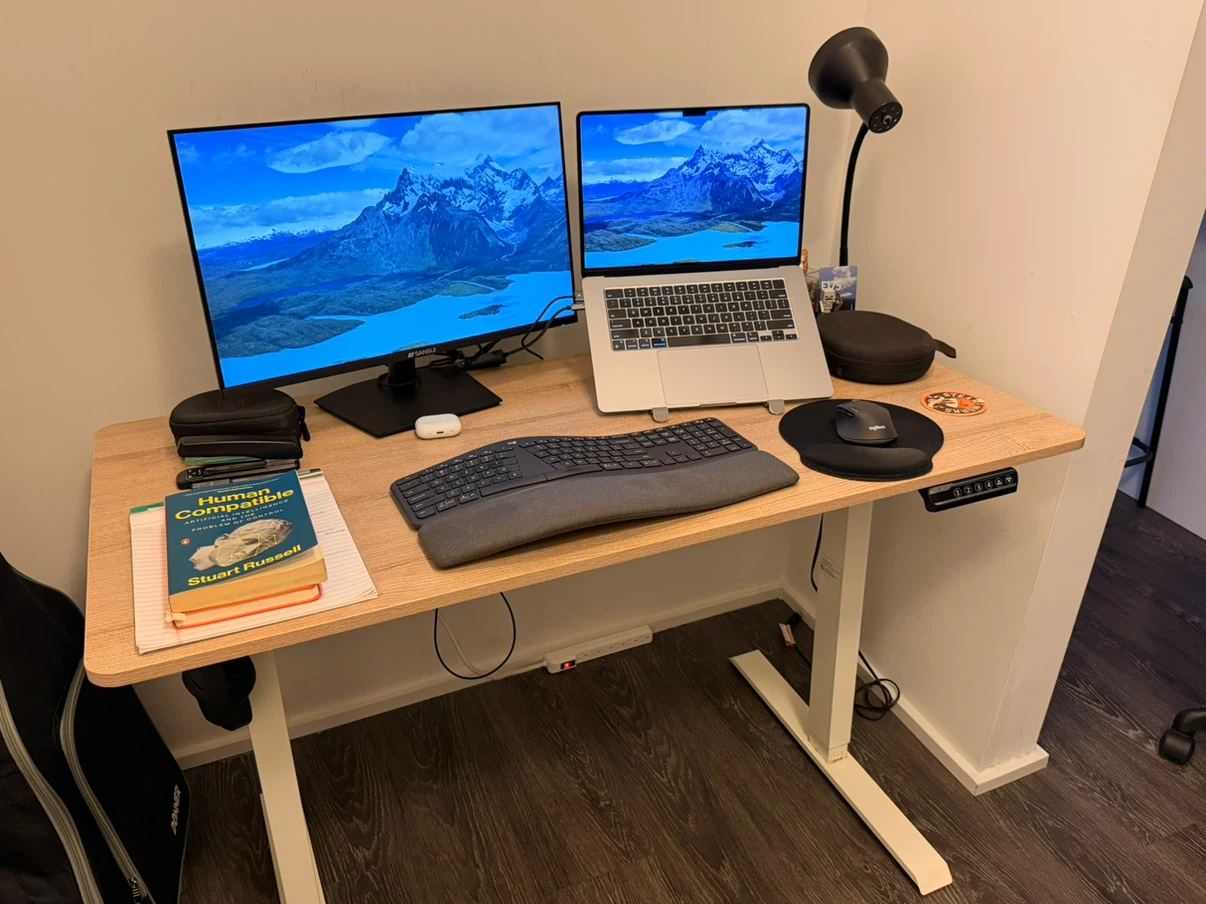 Electric Standing Desk (Maple) - photo 3