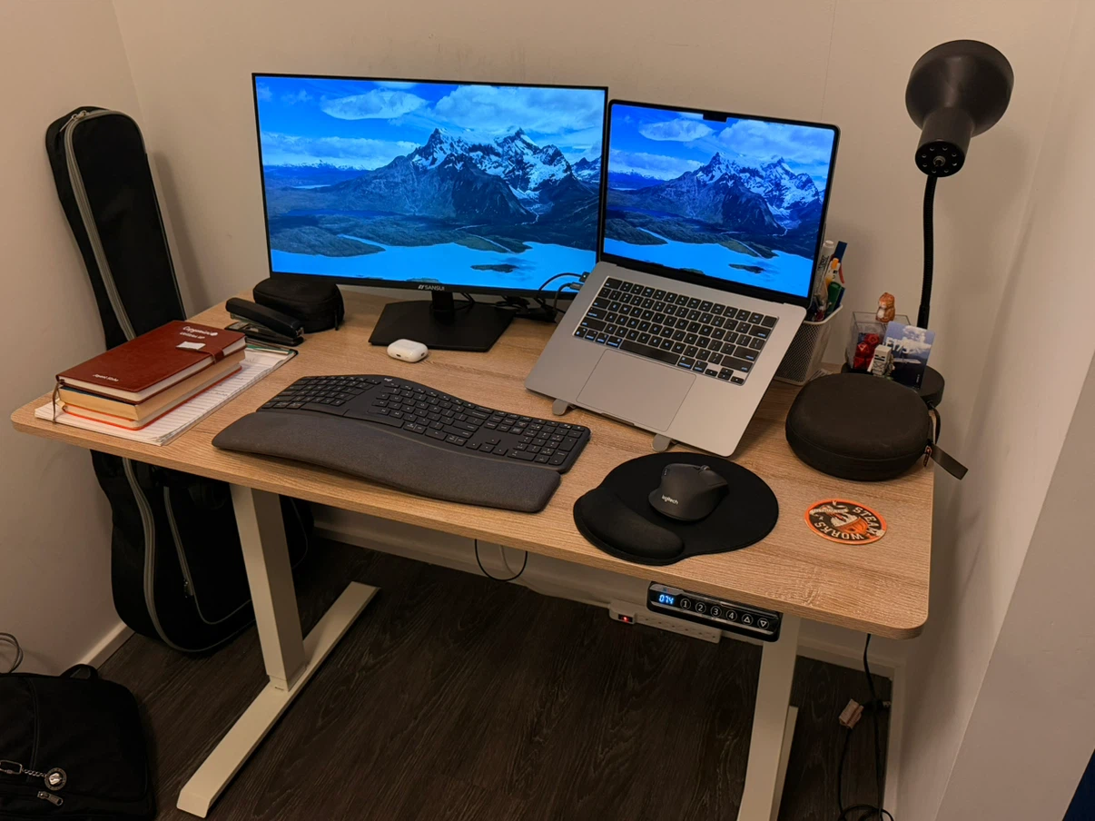 Electric Standing Desk (Maple) - photo 4