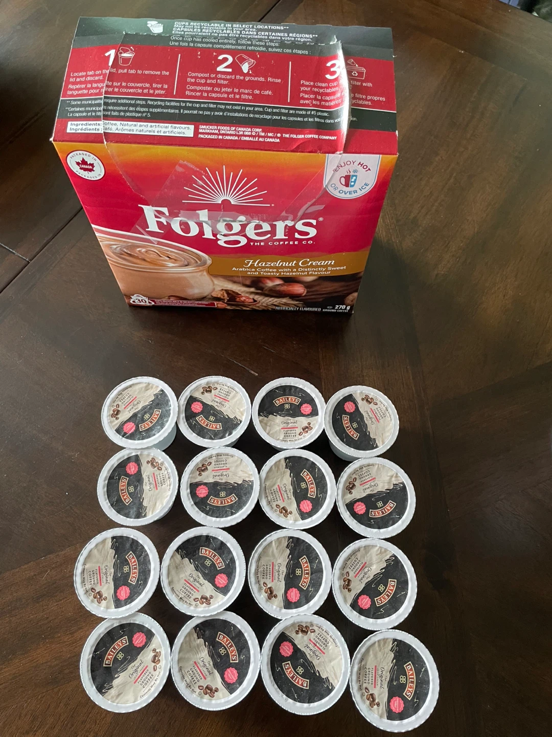 Folgers Hazelnut Cream Coffee Pods - photo 2