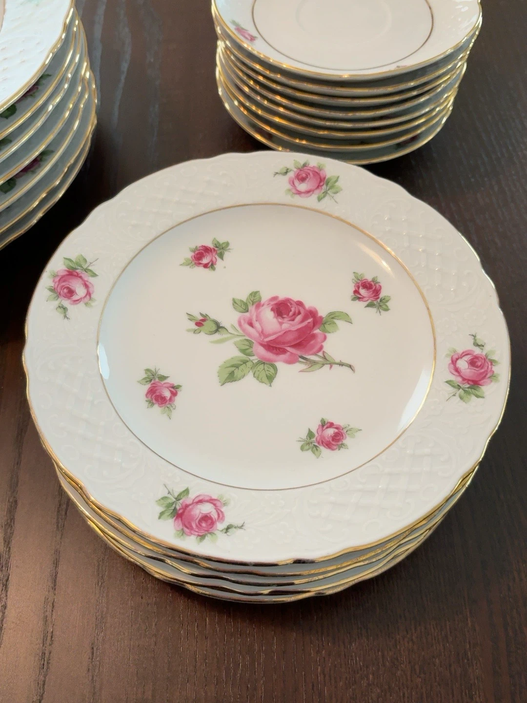 Vintage Schumann Arzberg Bavaria Rose China – 21 Pieces - photo 4