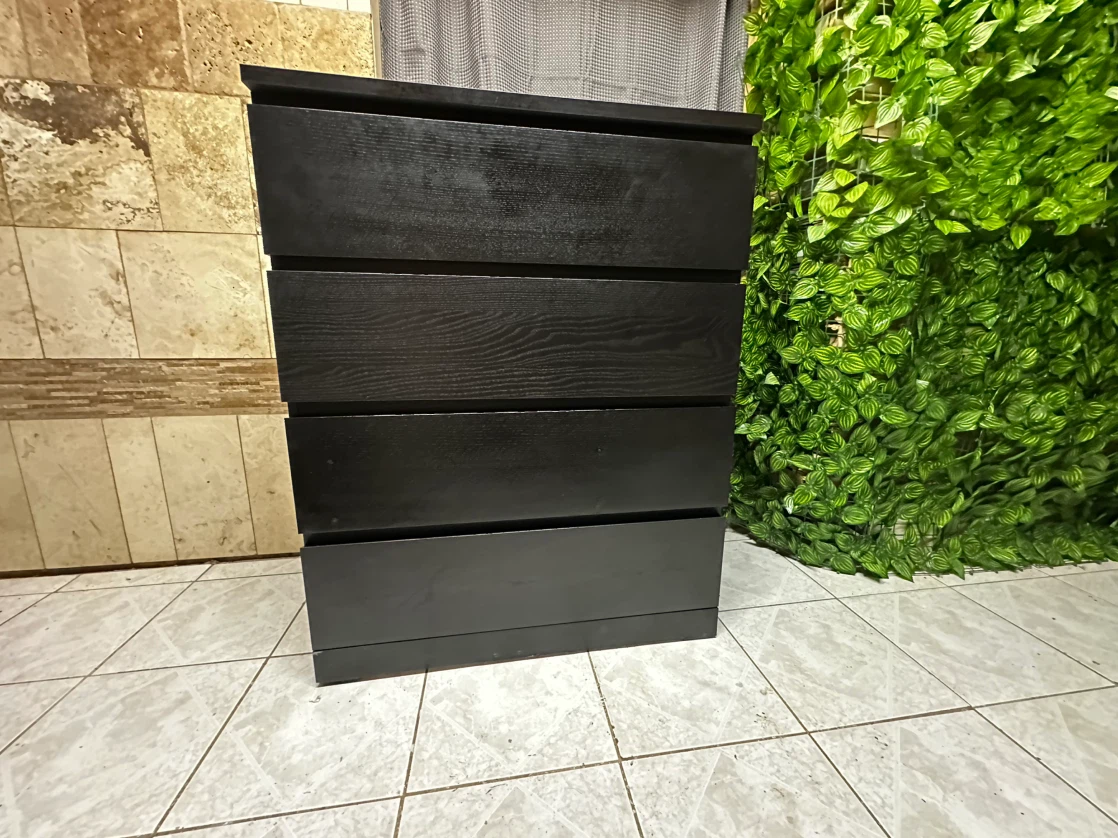 Black IKEA’s 4-Drawer Dresser
