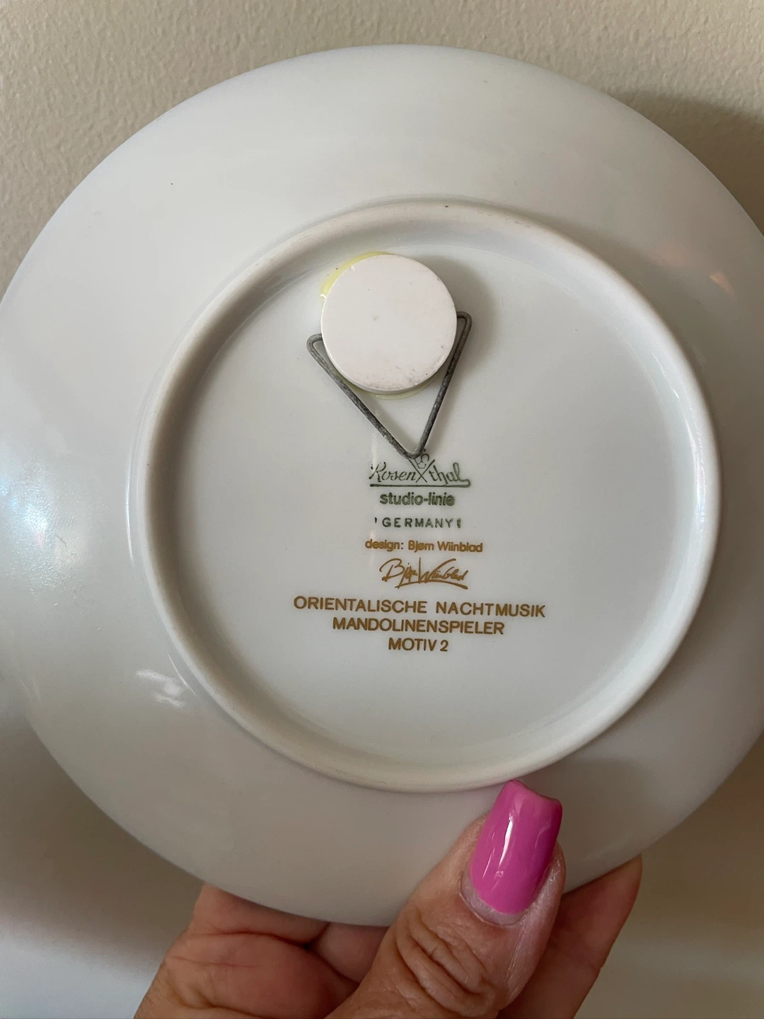 Bjørn Wiinblad Cup and Saucer Set and plate - photo 3