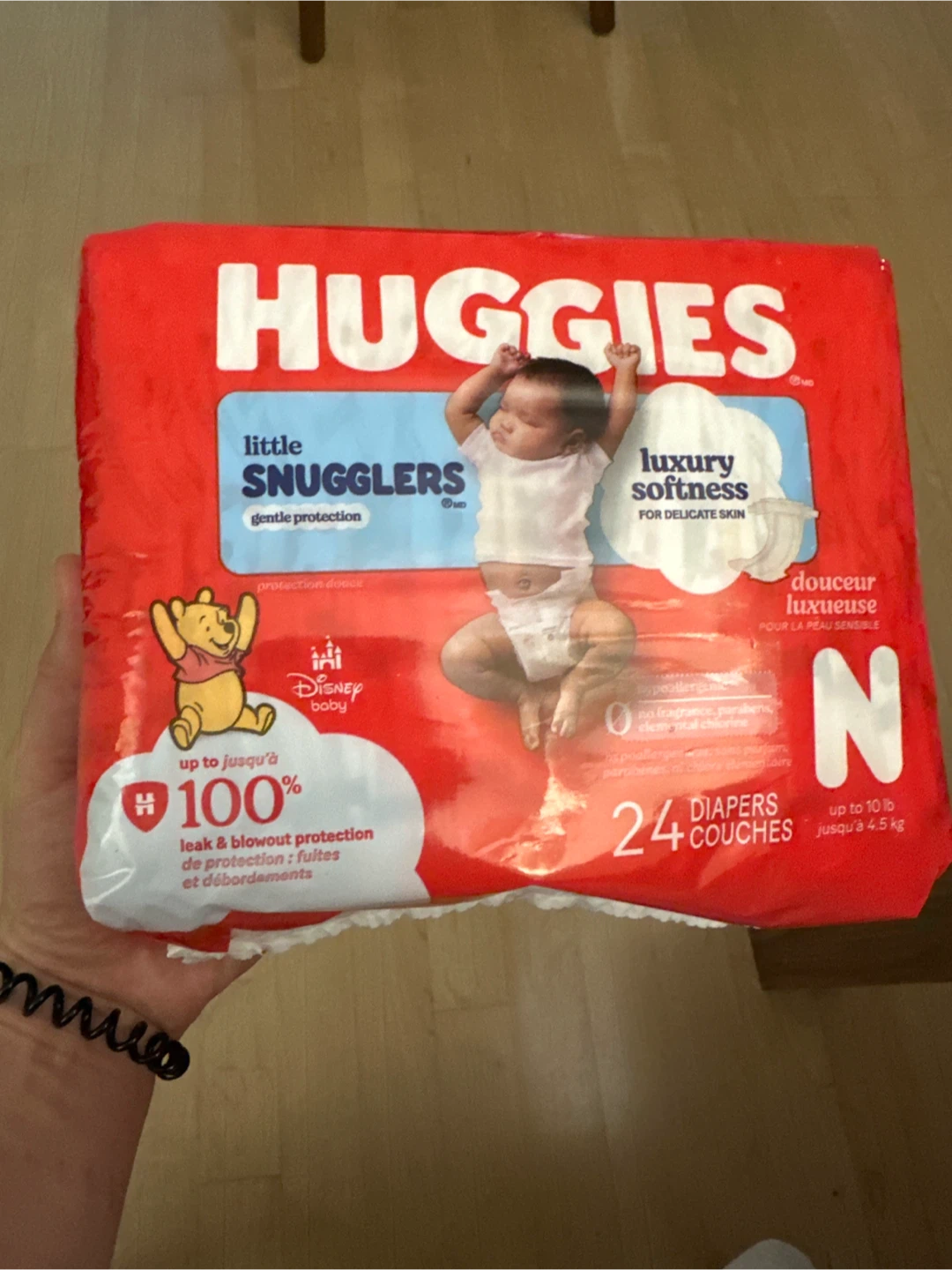 Huggies Little Snugglers Newborn Diapers 24 count