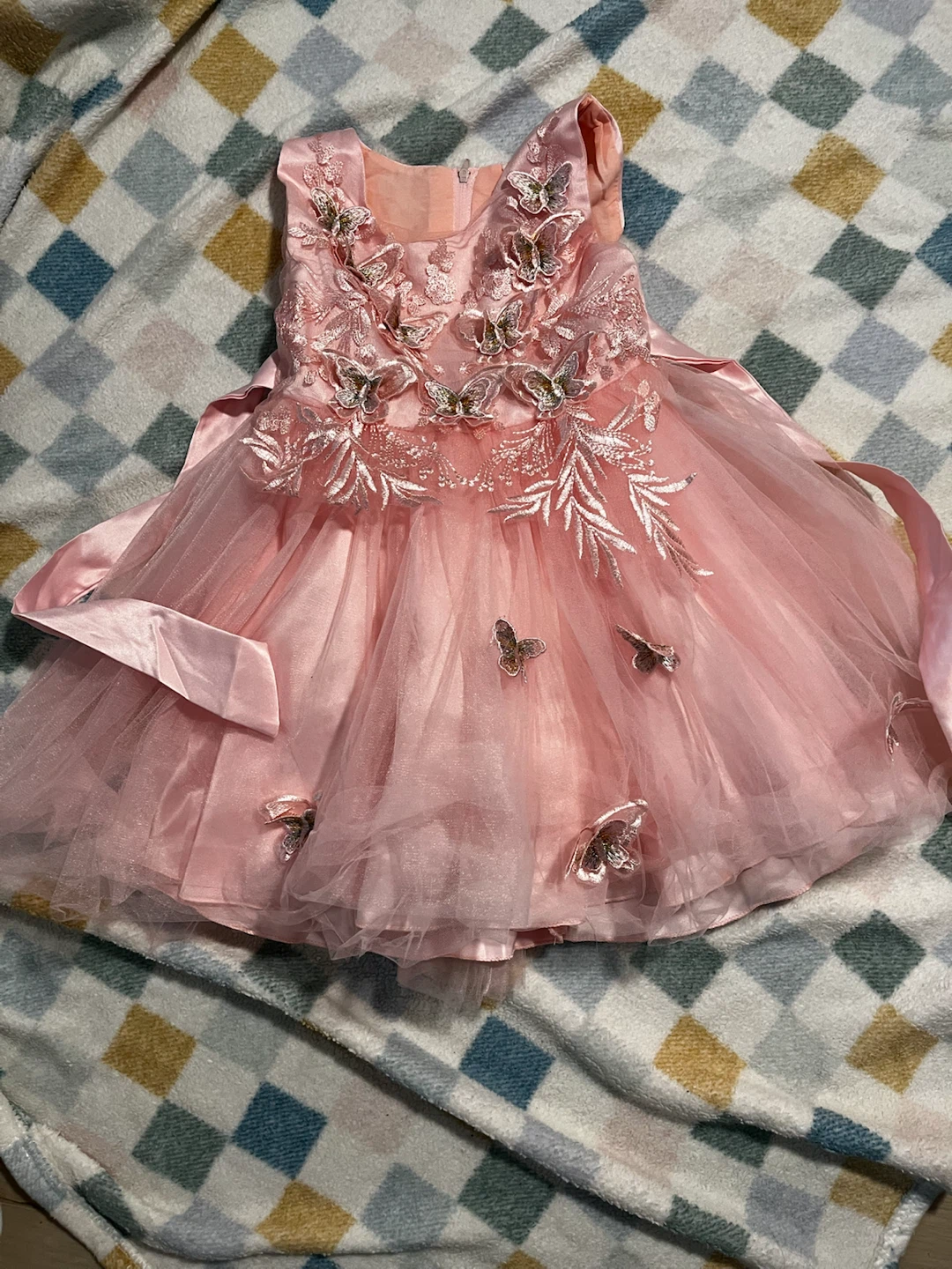 Pink Butterfly Dress