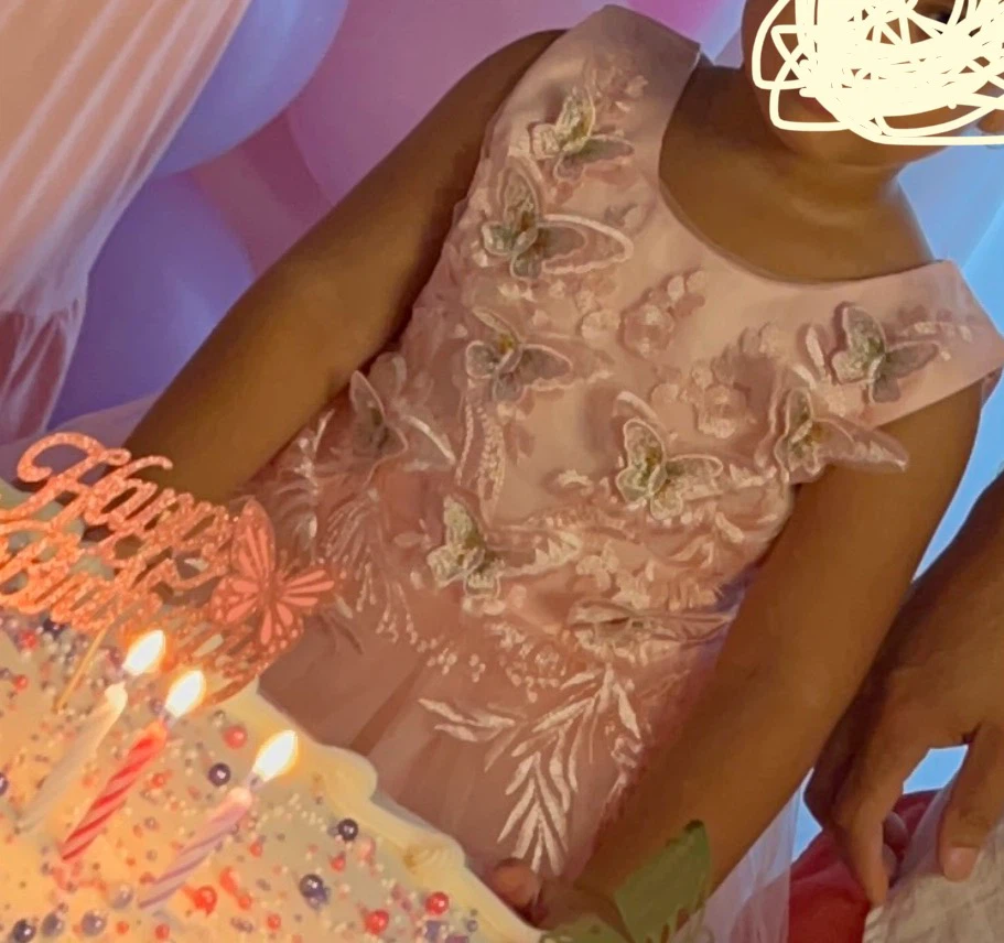 Pink Butterfly Dress - photo 4