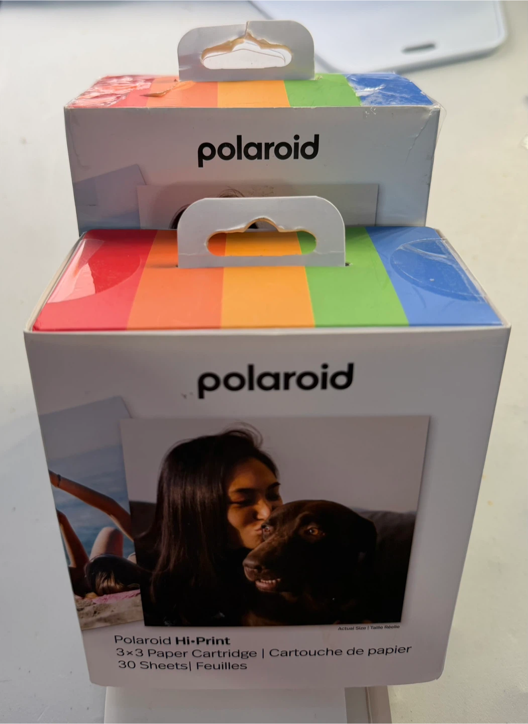 Polaroid Hi-Print 3x3 Paper Cartridge 30 Sheets 2 boxes - photo 2