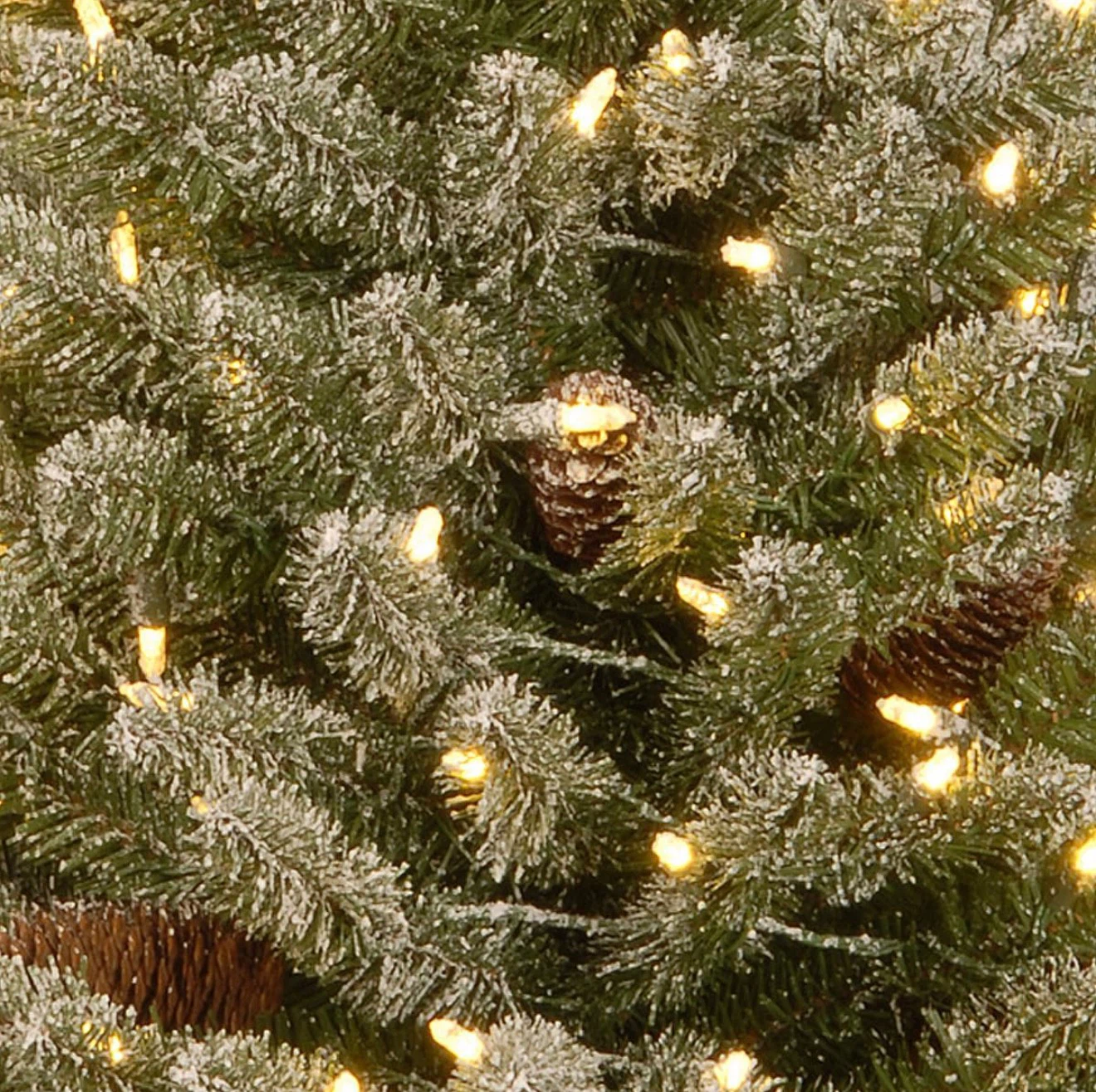 Pre-lit Flocked Tabletop Christmas Tree - photo 3