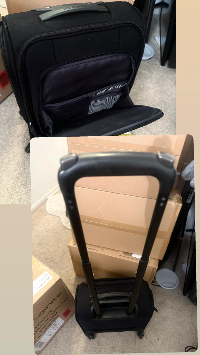 Carry-On Luggage travel bag suitcase wheelers - photo 5