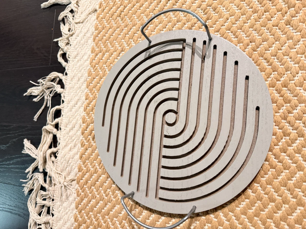 Decorative tray with tassle beads - photo 2