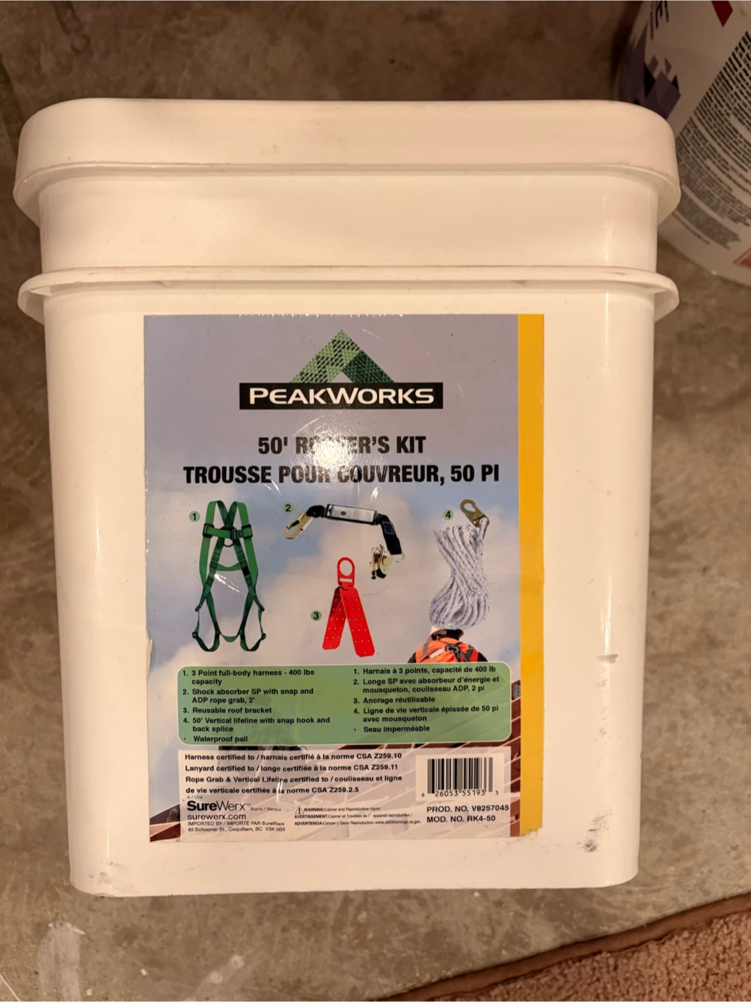 Peakworks 50' Roofer's Kit