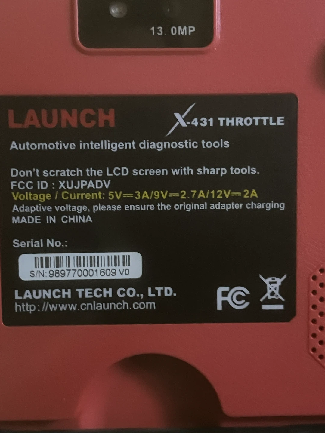 Launch X-431 Throttle Automotive Diagnostic Tool - photo 2