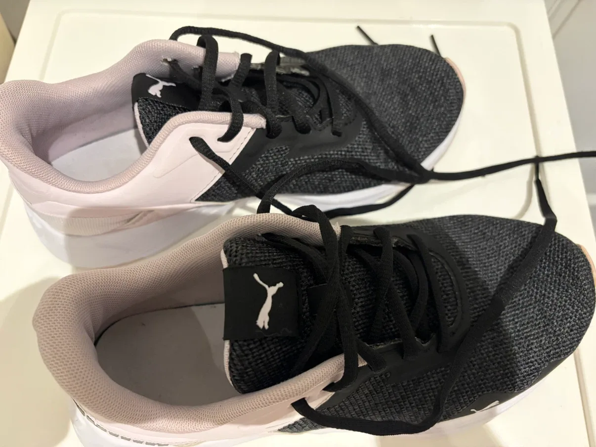 Puma sneakers black and light pink - photo 3