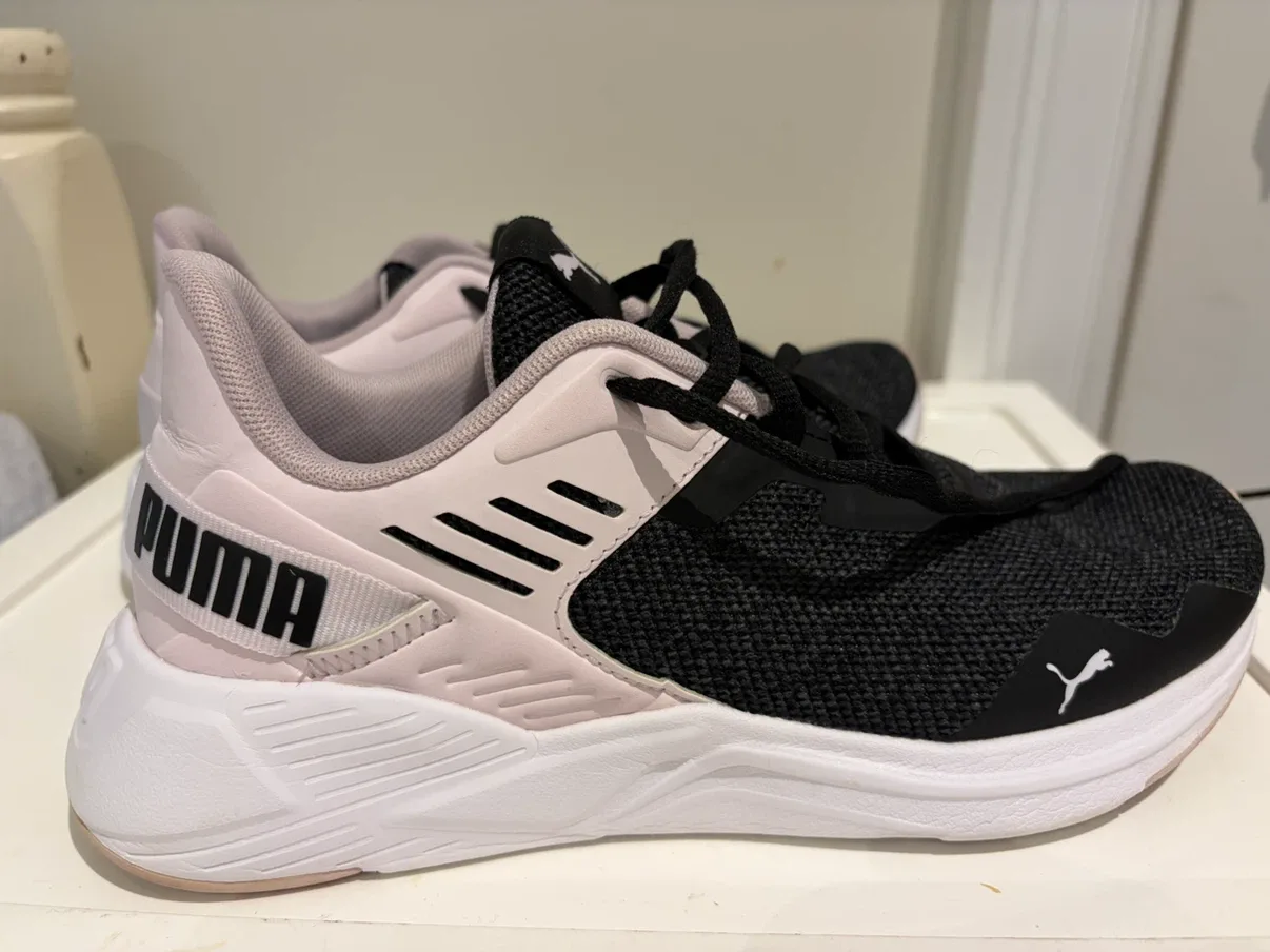 Puma sneakers black and light pink - photo 4