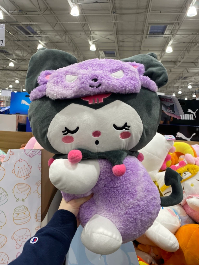 Sanrio Kuromi Plush with Eye Mask from Costco