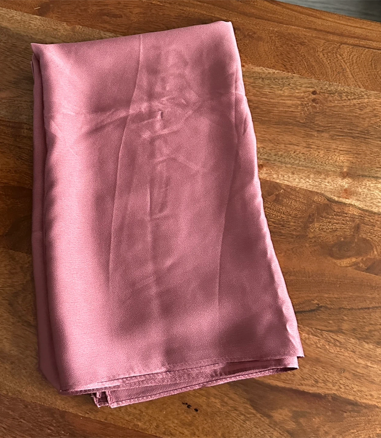 Dusty Rose Silk Scarf