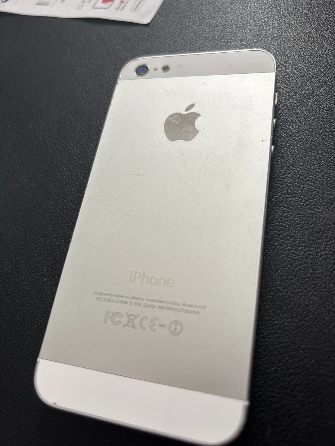Apple iPhone 5 Model A1429 Silver no work - photo 2