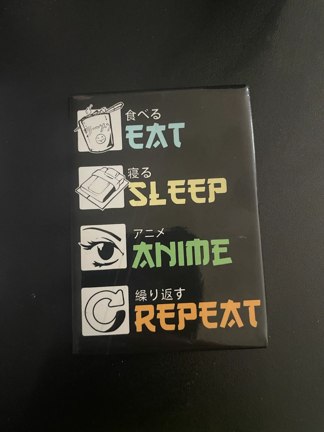 Eat Sleep Anime Repeat magnet