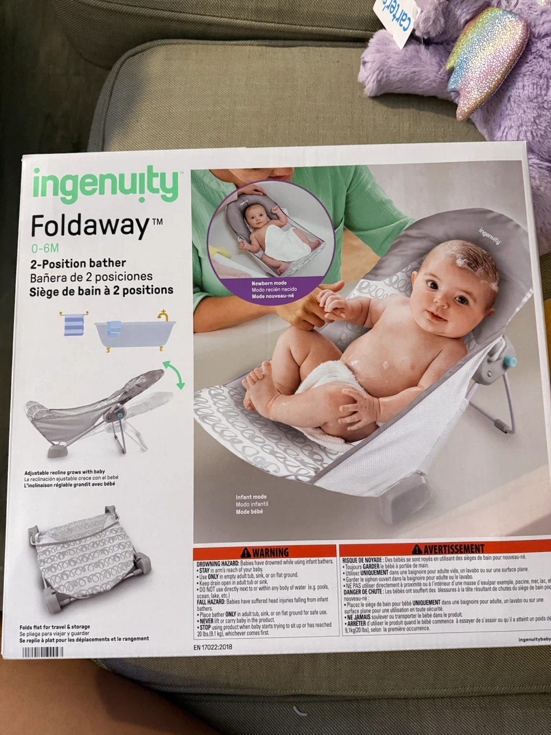 Ingenuity Foldaway Baby Bather
