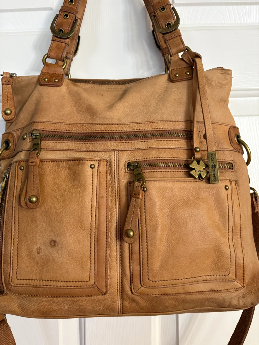 Lucky Brand Convertible Leather Shoulder Bag - photo 2