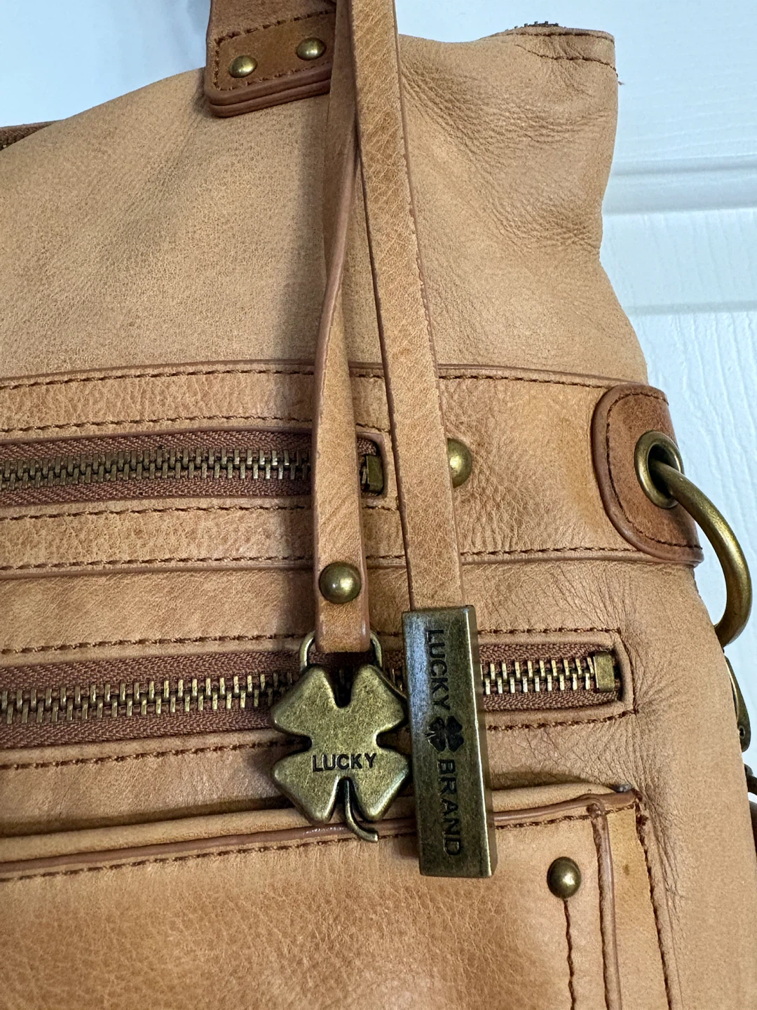 Lucky Brand Convertible Leather Shoulder Bag - photo 5
