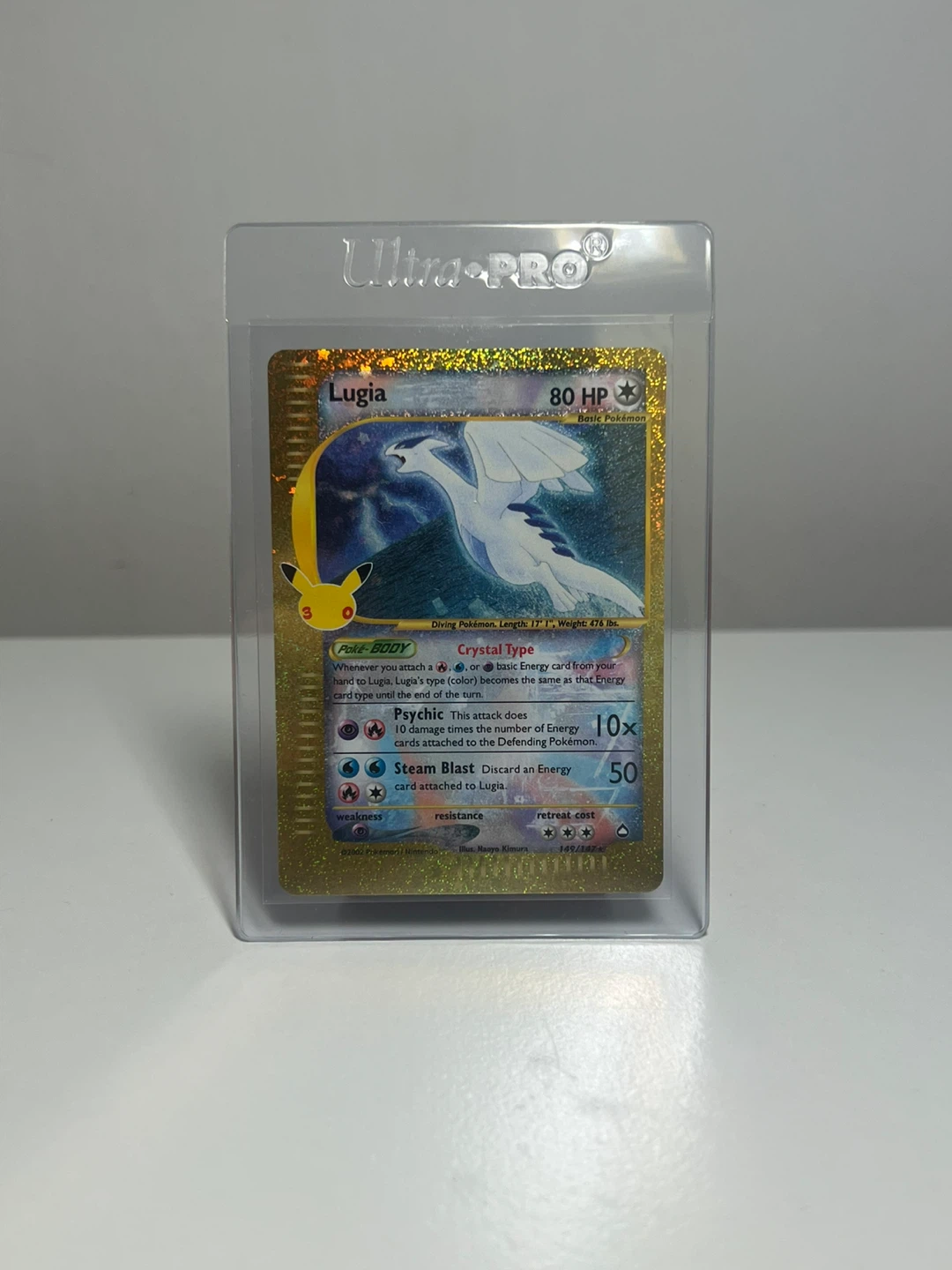 Pokemon 25th Anniversary Lugia Holo Card