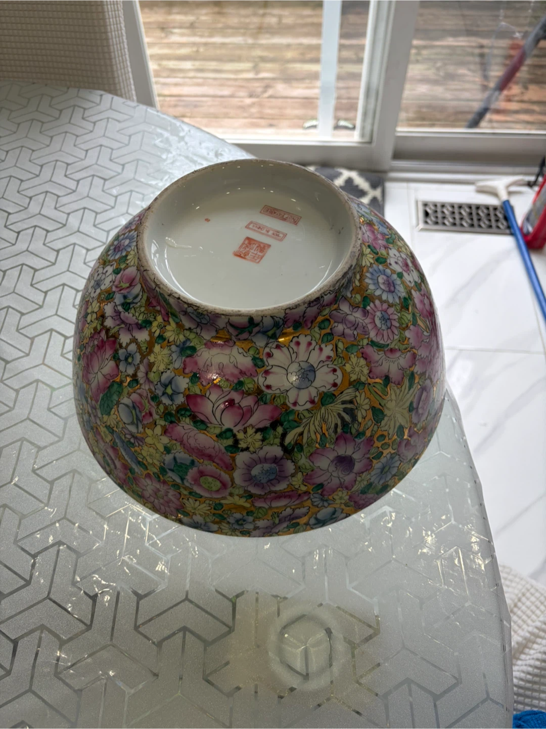 Decorative Floral Porcelain Bowl - photo 2