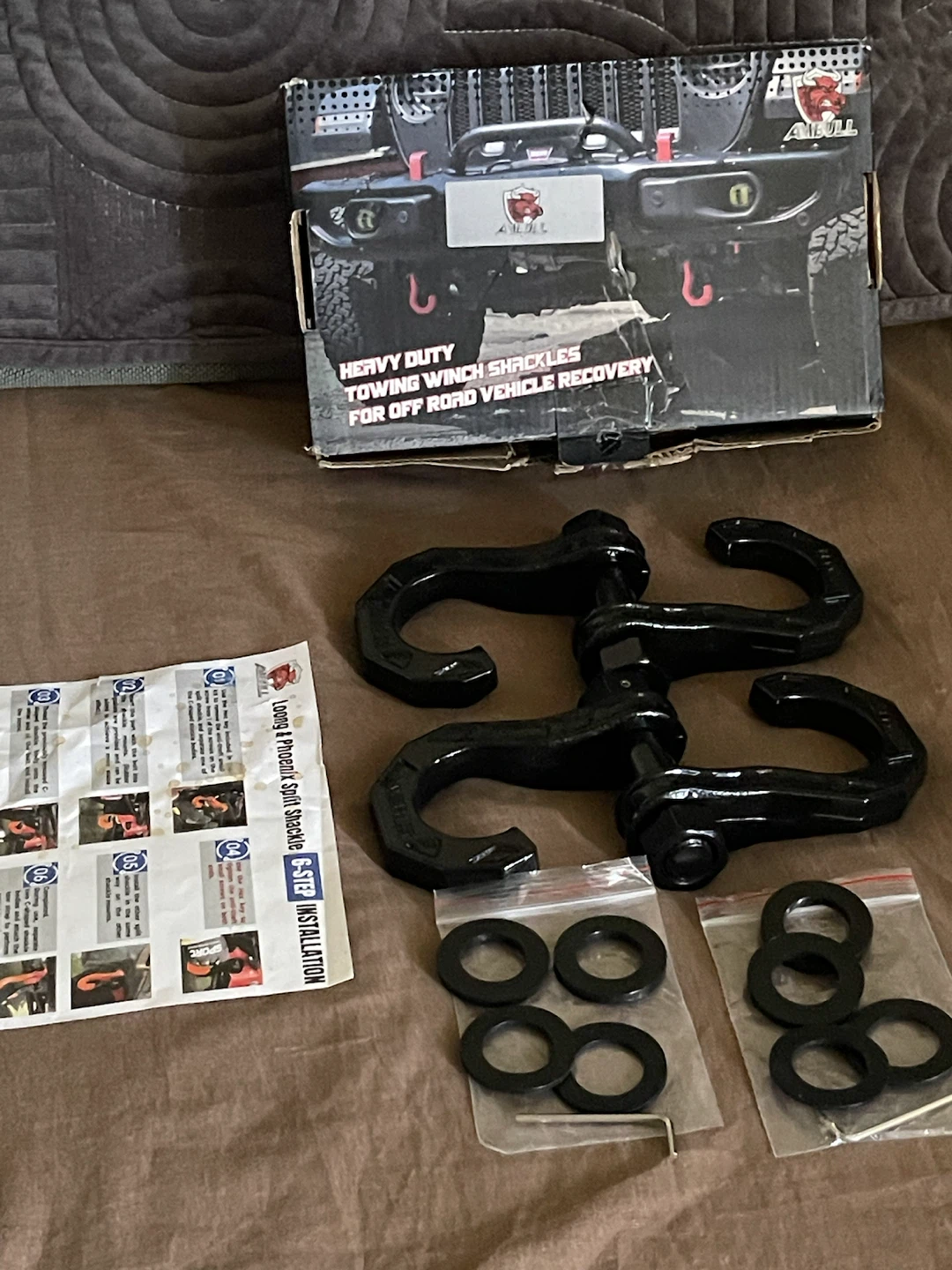AMBULL 3/4" Heavy-Duty 8T D-Ring Shackles - photo 4