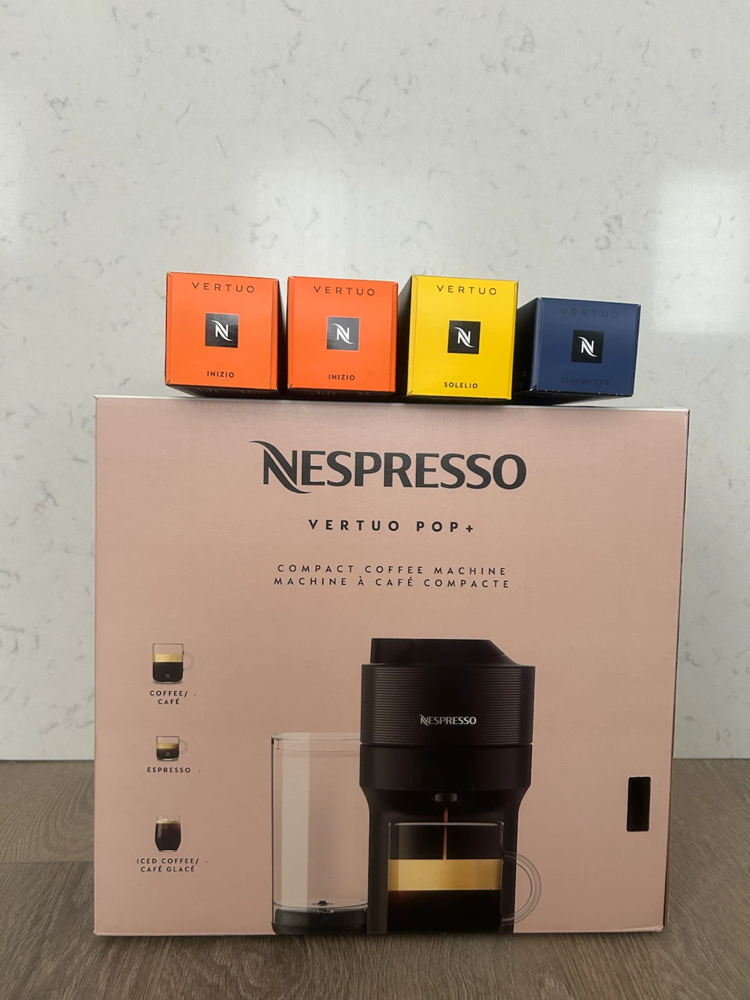 Nespresso Vertuo Pop+ Coffee Machine - brand new