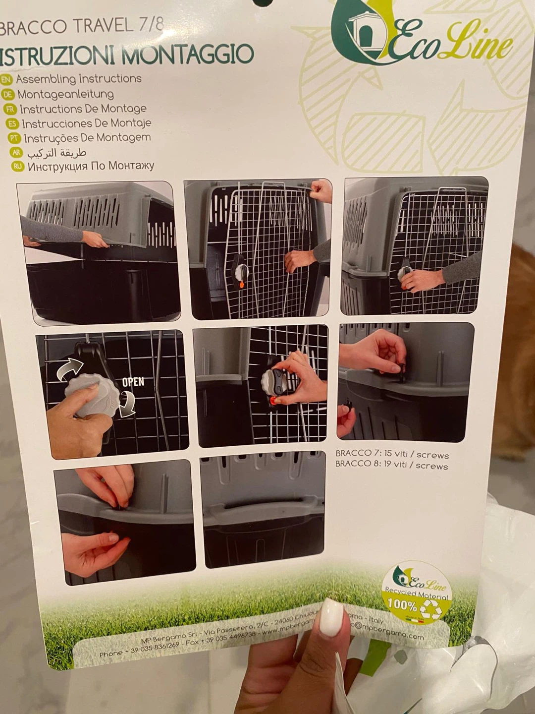 Bracco Sprint Eco 7 Large Dog/Pet Travel Carrier/Cage - photo 3