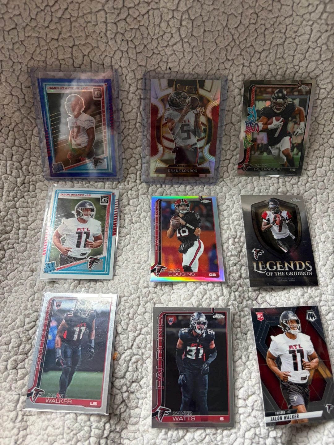 Atlanta Falcons Football Card Collection